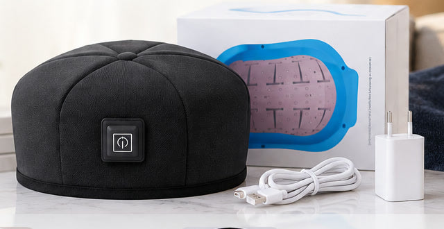 Casque Hairynov posé à côté de sa boîte